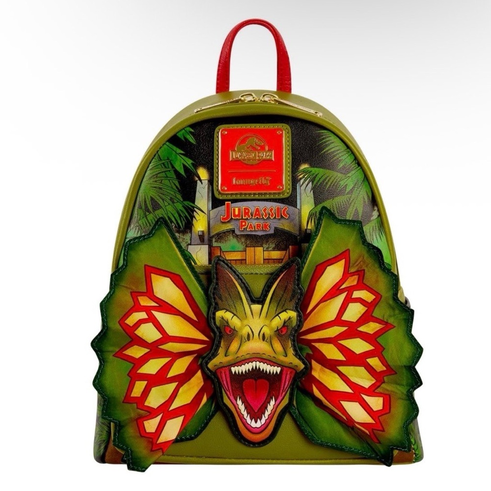Loungefly Universal Studios Jurassic Park Dilophosaurus mini Backpack